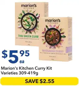 Ritchies Marion's kitchen curry kit offer