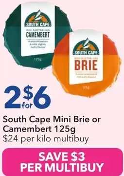 Ritchies South cape mini brie or camembert offer