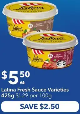 Ritchies Latina fresh sauce offer