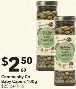 Ritchies Community co baby capers offer