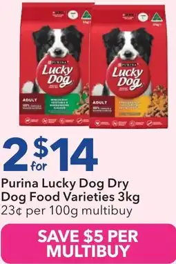 Ritchies Purina lucky dog dry dog food offer