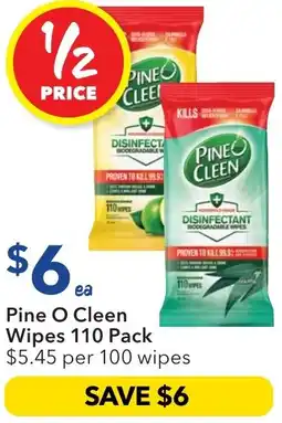 Ritchies Pine o cleen wipes offer