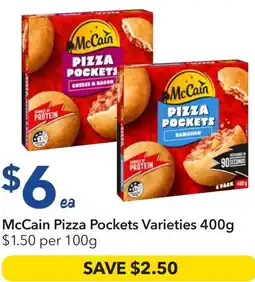 Ritchies Mccain pizza pockets offer