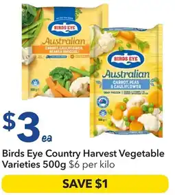 Ritchies Birds eye country harvest vegetable offer