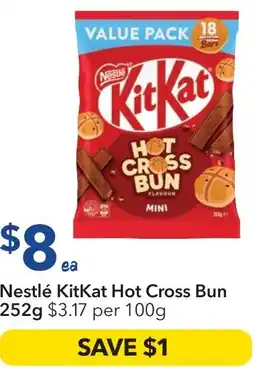 Ritchies Nestlé kitkat hot cross bun offer