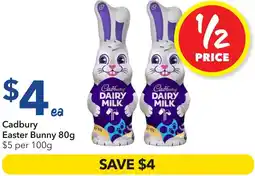 Ritchies Cadbury easter bunny offer