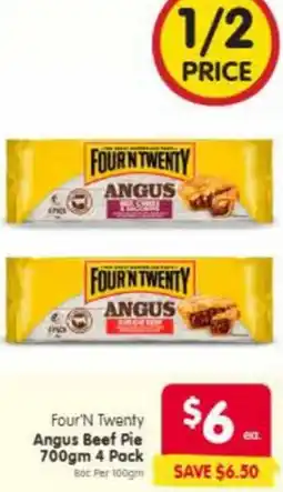 Spar Four'n twenty angus beef pie offer