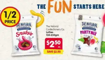 Spar The natural confectionery co. lollies offer