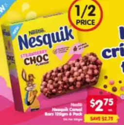 Spar Nesquik cereal bars offer