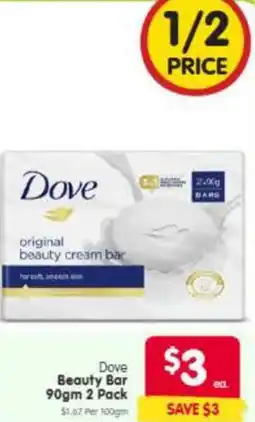 Spar Dove beauty bar offer