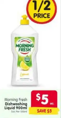 Spar Morning fresh dishwashing liquid offer