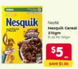 Spar Nesquik cereal offer