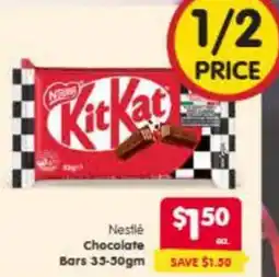 Spar Nestle chocolate bars offer