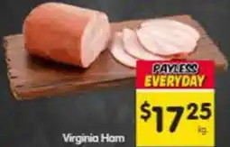 Spar Virginia ham offer