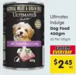 Spar Ultimates indulge dog food offer