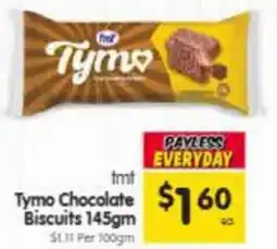 Spar Tymo chocolate biscuits offer