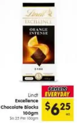 Spar Excellence chocolate blocks offer
