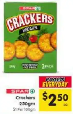 Spar Crackers offer