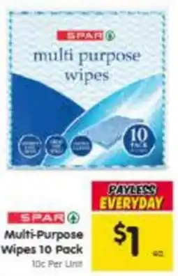 Spar Multi-purpose wipes offer