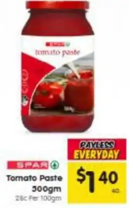 Spar Tomato paste offer