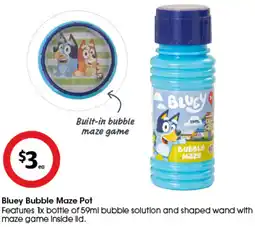Coles Bluey Bubble Maze Pot offer