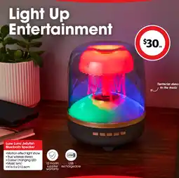 Coles Luxe Lumi Jellyfish Bluetooth Speaker offer