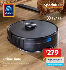 ALDI ECOVACS DEEBOT NEO 2.0 Robot Vacuum Cleaner offer
