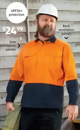 ALDI Hi-Vis Drill Shirt offer