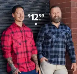 ALDI Work Flannel Shirt offer