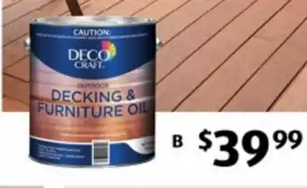 Decking & Furniture Oil