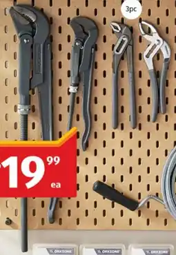 ALDI Assorted Pipe Wrenches offer