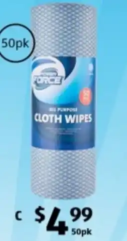ALDI Cloth Wipes on a Roll offer
