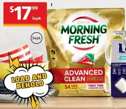 ALDI Morning Fresh Advanced Clean Dishwashing Tablets offer