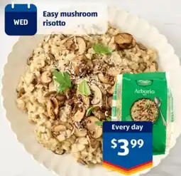 ALDI Easy mushroom risotto offer