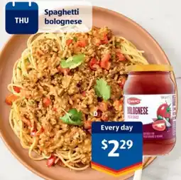 ALDI Remano Pasta Sauce offer