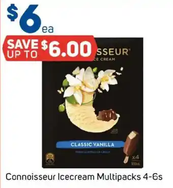 Connoisseur Icecream Multipacks 4-6s