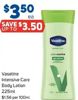Foodland Vaseline Intensive Care Body Lotion offer