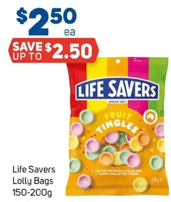 Foodland Life Savers Lolly Bags offer