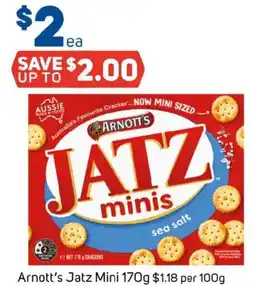 Foodland Arnott's Jatz Mini offer