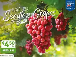 Foodland Red Seedless Grapes offer