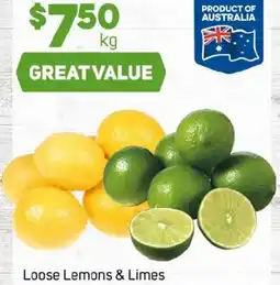 Foodland Loose Lemons & Limes offer