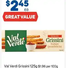 Foodland Val Verdi Grissini offer