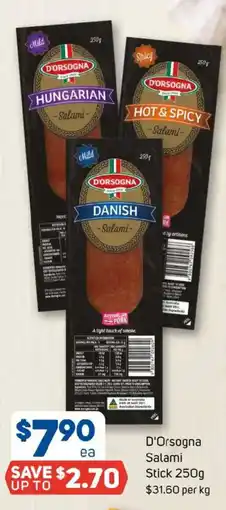 Foodland D'Orsogna Salami Stick offer