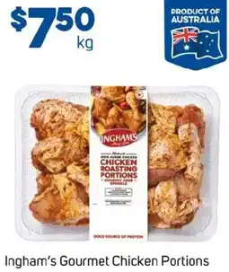 Foodland Ingham's Gourmet Chicken Portions offer