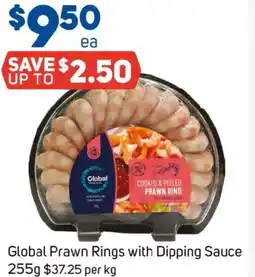 Foodland Global Prawn Rings with Dipping Sauce offer