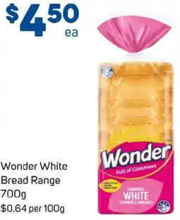 Foodland Wonder White Bread Range offer
