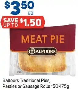 Foodland Balfours Traditional Pies, Pasties or Sausage Rolls offer