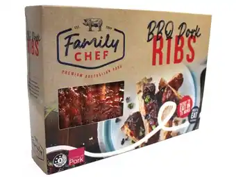 Foodland Family chef ready to rock bbq pork ribs offer