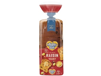 Foodland Mighty soft raisin toast 600g offer