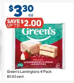 Foodland Green's lamingtons offer